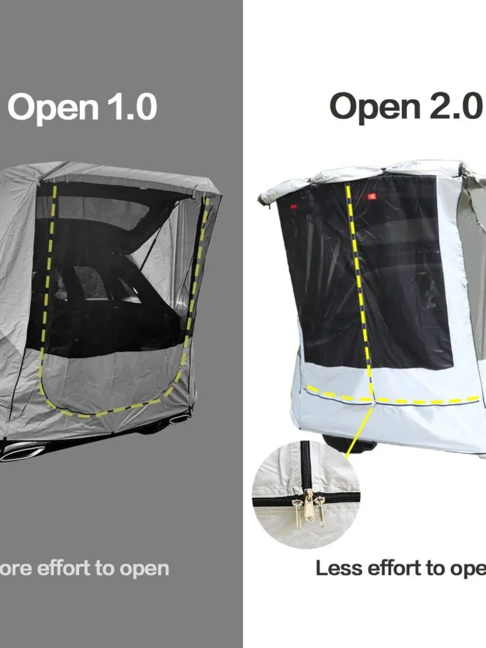 Waterproof SUV Tailgate Tent - Large Portable Shelter(1 Pack)